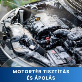 Motortér tisztítás és ápolás