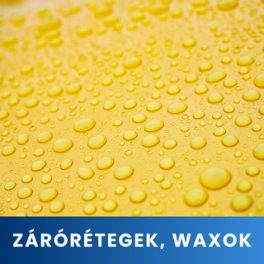 Zárórétegek, waxok